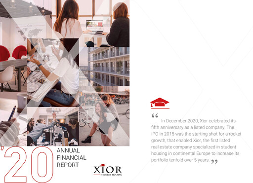 Thumbnail Xior Student Housing Annual Report 2020