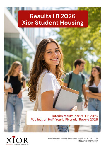 Thumbnail Xior Student Housing Half-year Report 2026-h1