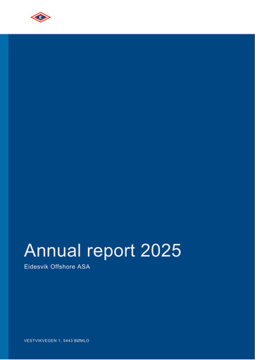 Thumbnail Eidesvik Offshore Annual Report 2025