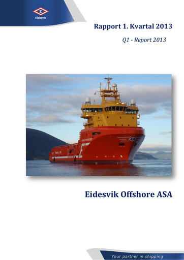 Thumbnail Eidesvik Offshore Quarterly Report 2013-q1
