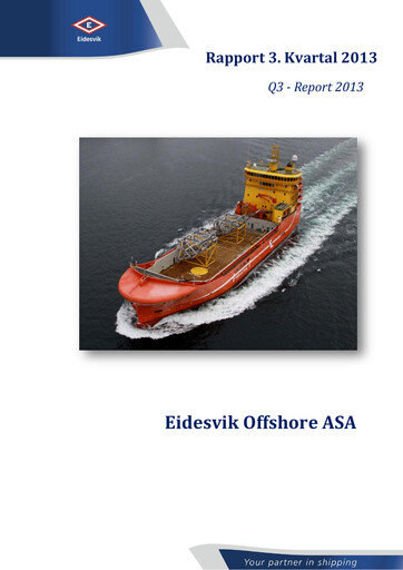 Thumbnail Eidesvik Offshore Quarterly Report 2013-q3