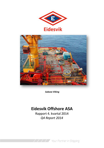 Thumbnail Eidesvik Offshore Quarterly Report 2014-q4