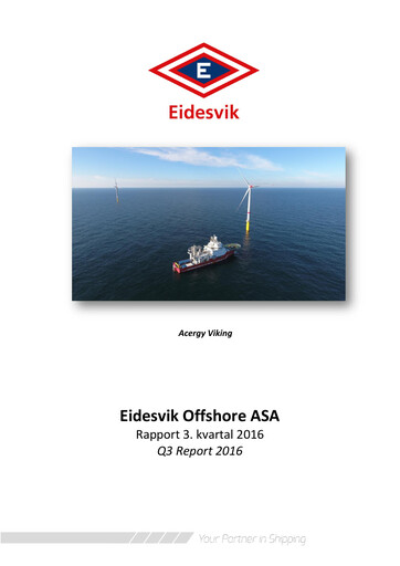 Thumbnail Eidesvik Offshore Quarterly Report 2016-q3