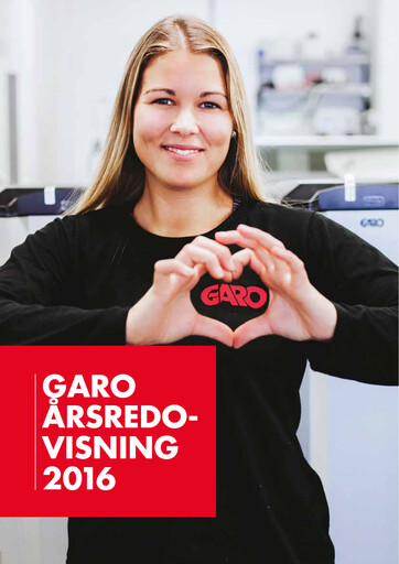 Thumbnail Garo Aktiebolag Annual Report 2016