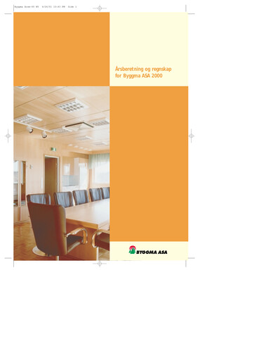 Thumbnail Byggma ASA Annual Report 2000