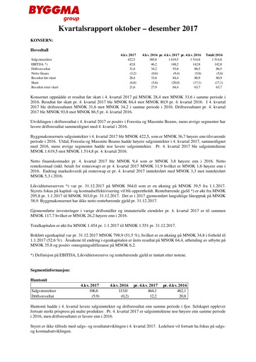 Thumbnail Byggma ASA Quarterly Report 2017-q4