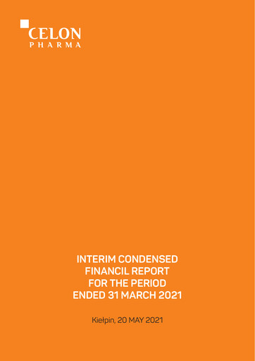Vorschaubild Celon Pharma Quartalsbericht 2021-q1