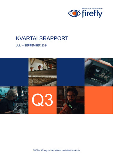 Thumbnail Firefly AB Quarterly Report 2024-q3