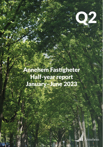 Thumbnail Annehem Fastigheter Half-year Report 2023-h1