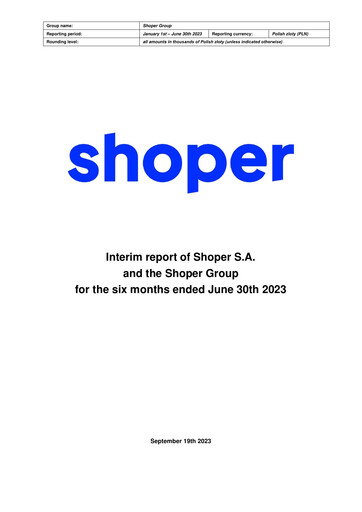 Thumbnail Shoper Financial Statement 2023-q2