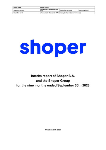 Thumbnail Shoper Financial Statement 2023-q3