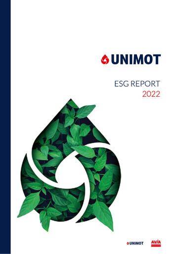 Miniature Unimot Rapport ESG 2022