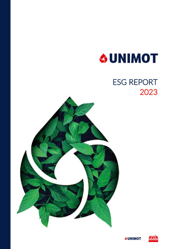 Miniature Unimot Rapport ESG 2023