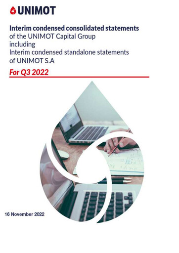 Vorschaubild Unimot Finanzmitteilung 2022-q3