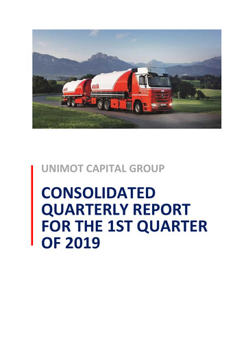 Thumbnail Unimot Quarterly Report 2019-q1
