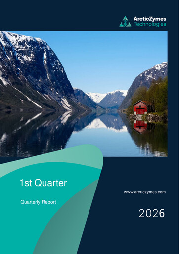 Vorschaubild ArcticZymes Technologies ASA Quartalsbericht 2026-q1
