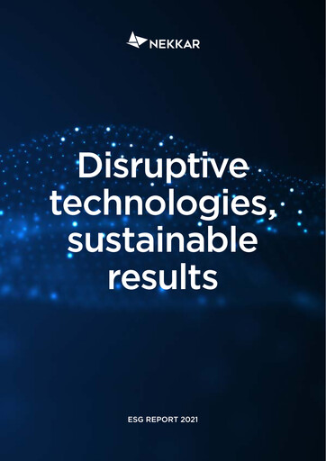 Thumbnail Nekkar ASA ESG Report 2021
