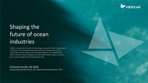 Thumbnail Nekkar ASA Quarterly Report 2025-q4