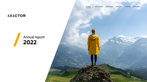 Thumbnail Axactor ASA Annual Report 2022