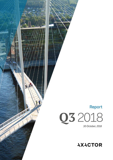 Vorschaubild Axactor ASA Quartalsbericht 2018-q3