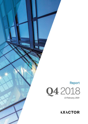 Vorschaubild Axactor ASA Quartalsbericht 2018-q4