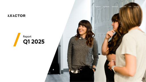 Vorschaubild Axactor ASA Quartalsbericht 2025-q1