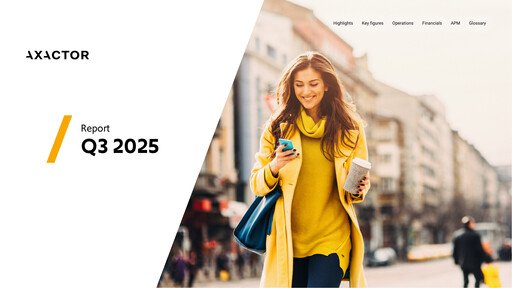 Vorschaubild Axactor ASA Quartalsbericht 2025-q3
