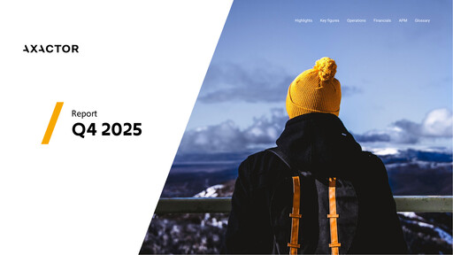 Vorschaubild Axactor ASA Quartalsbericht 2025-q4
