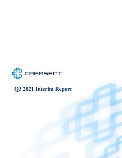Thumbnail Carasent ASA Quarterly Report 2021-q3