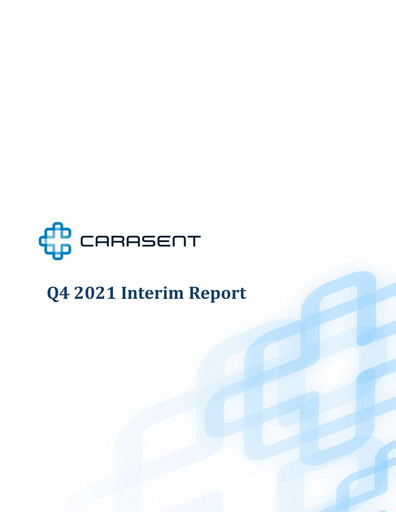 Thumbnail Carasent ASA Quarterly Report 2021-q4