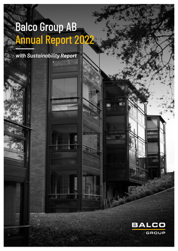 Thumbnail Balco Group Annual Report 2022