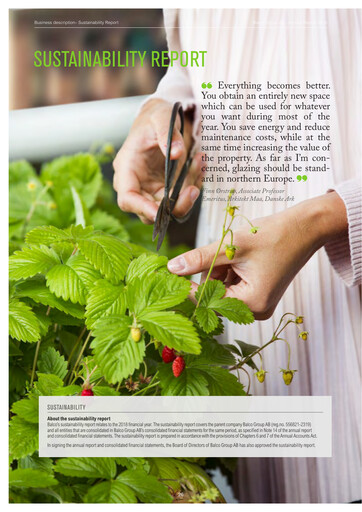 Thumbnail Balco Group Sustainability Report 2018