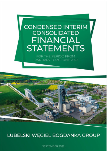 Thumbnail Lubelski Wegiel Bogdanka Half-year Report 2022-h1