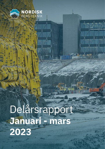 Vorschaubild Nordisk Bergteknik AB Quartalsbericht 2023-q1