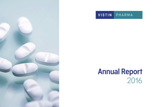 Thumbnail Vistin Pharma Annual Report 2016