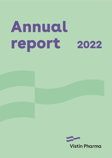 Thumbnail Vistin Pharma Annual Report 2022