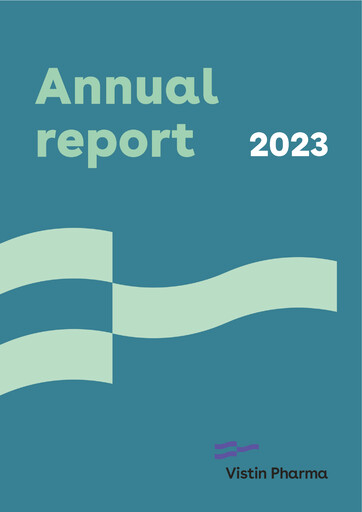 Thumbnail Vistin Pharma Annual Report 2023