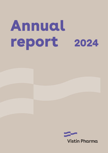 Thumbnail Vistin Pharma Annual Report 2024