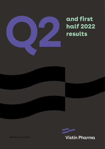 Miniature Vistin Pharma Rapport semestriel 2022-h1