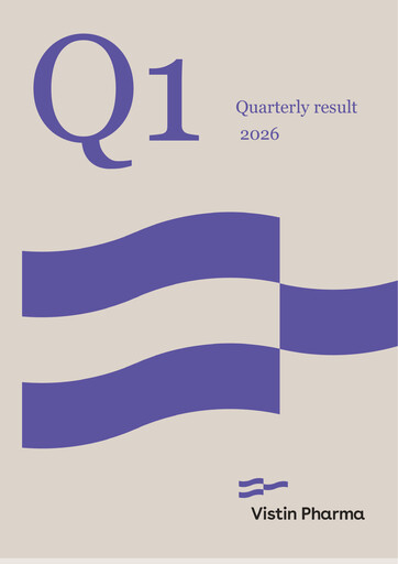 Thumbnail Vistin Pharma Quarterly Report 2026-q1