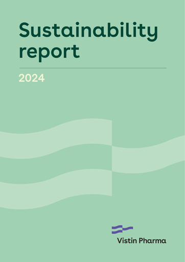 Thumbnail Vistin Pharma Sustainability Report 2024