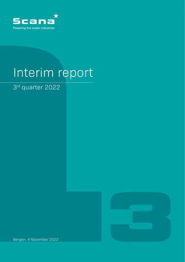 Vorschaubild Scana ASA Quartalsbericht 2022-q3