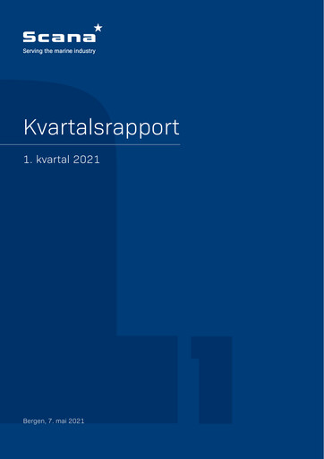 Vorschaubild Scana ASA Quartalsbericht 2021-q1