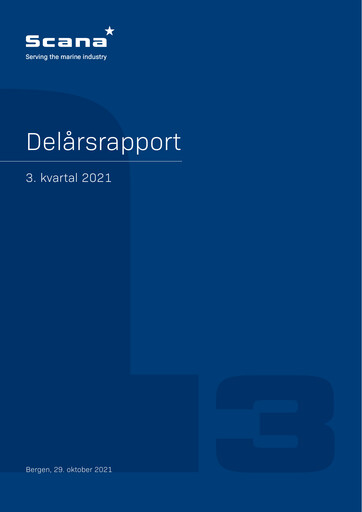 Vorschaubild Scana ASA Quartalsbericht 2021-q3