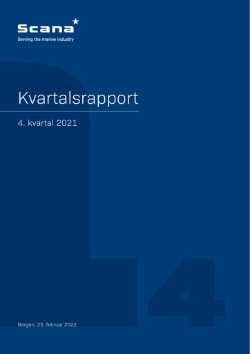 Vorschaubild Scana ASA Quartalsbericht 2021-q4