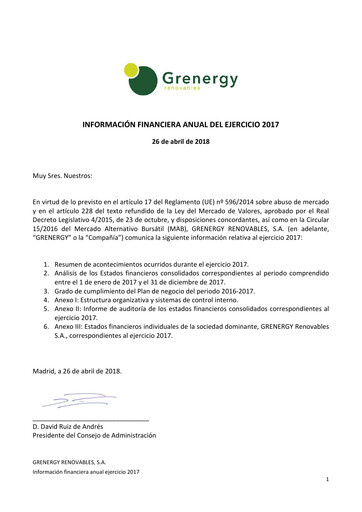 Thumbnail Grenergy Renovables Financial Statement 2017