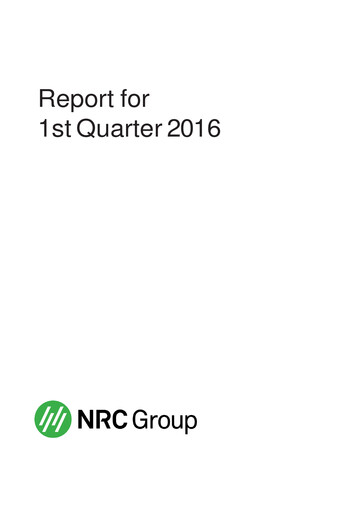 Thumbnail NRC Group ASA Quarterly Report 2016-q1