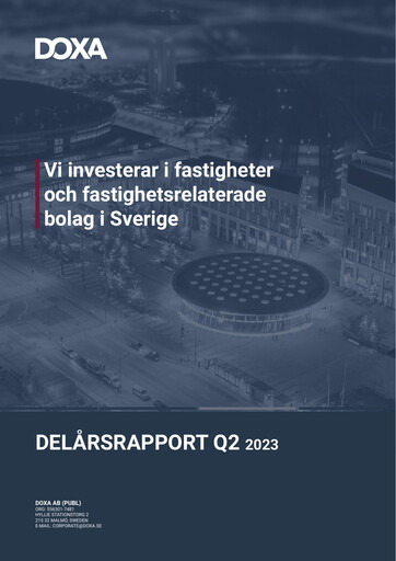 Thumbnail Doxa AB Quarterly Report 2023-q2