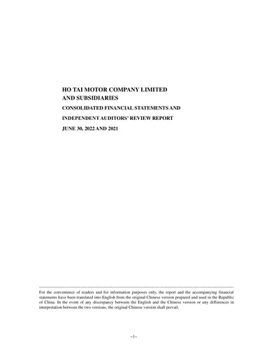 Thumbnail Hotai Motor
 Quarterly Report 2022-q2