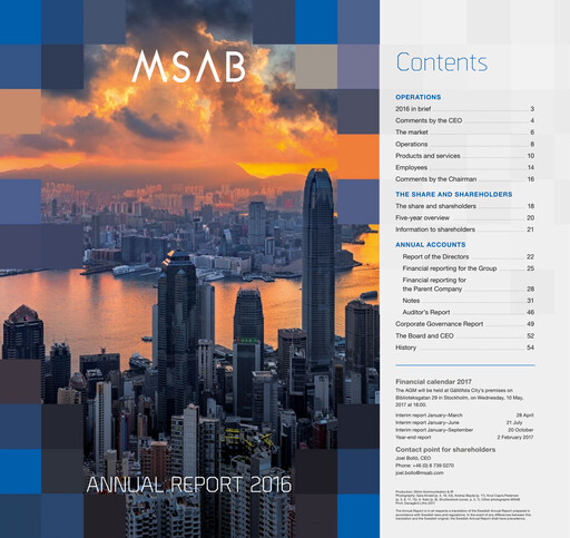 Thumbnail Micro Systemation Annual Report 2016